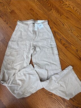 American Eagle Outfitters Light Taupe Cargo Pants